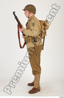 U.S.Army uniform World War II. ver.2 army poses with gun…